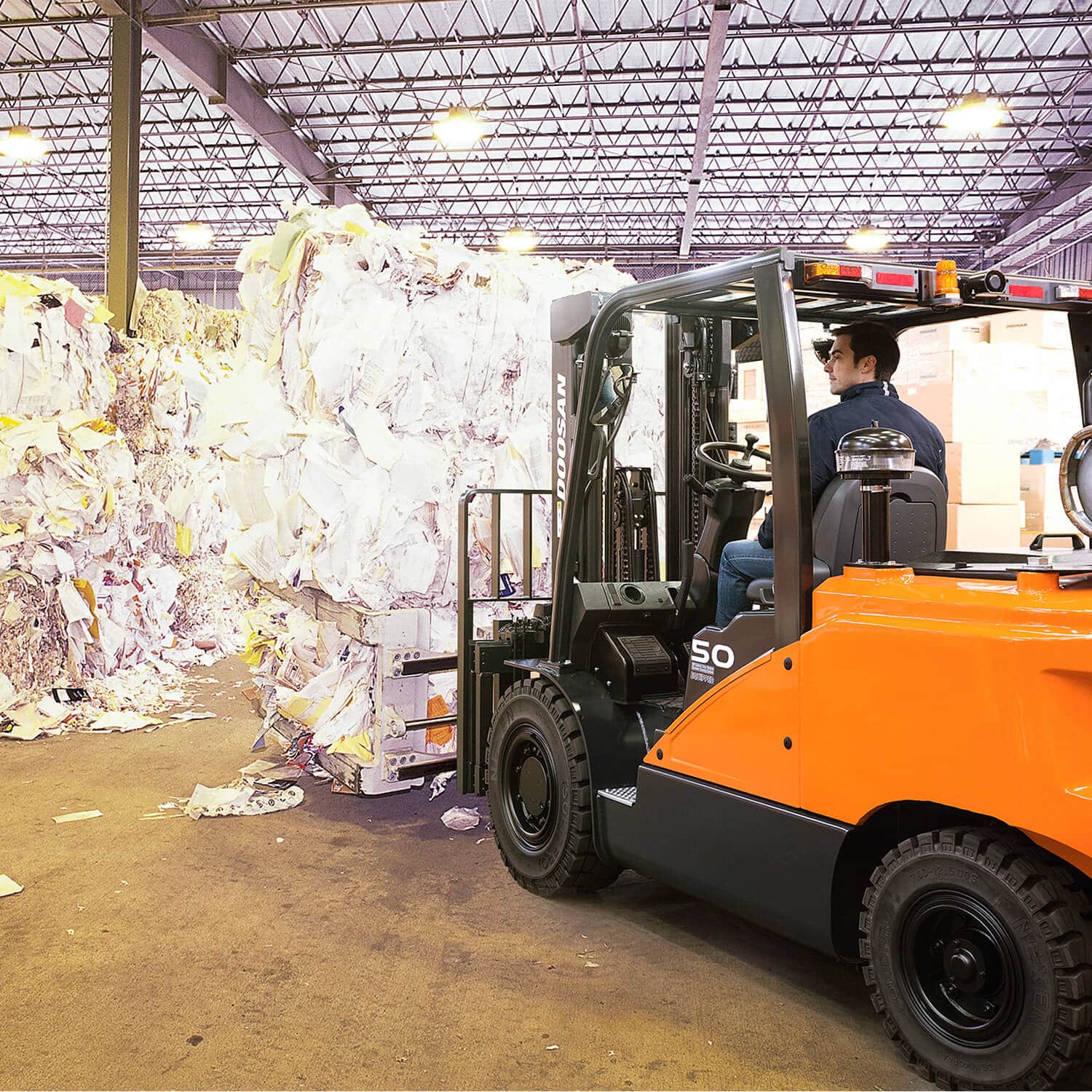 Doosan 7-Series 3.5 – 5.5 Tonne LPG Forklift Trucks