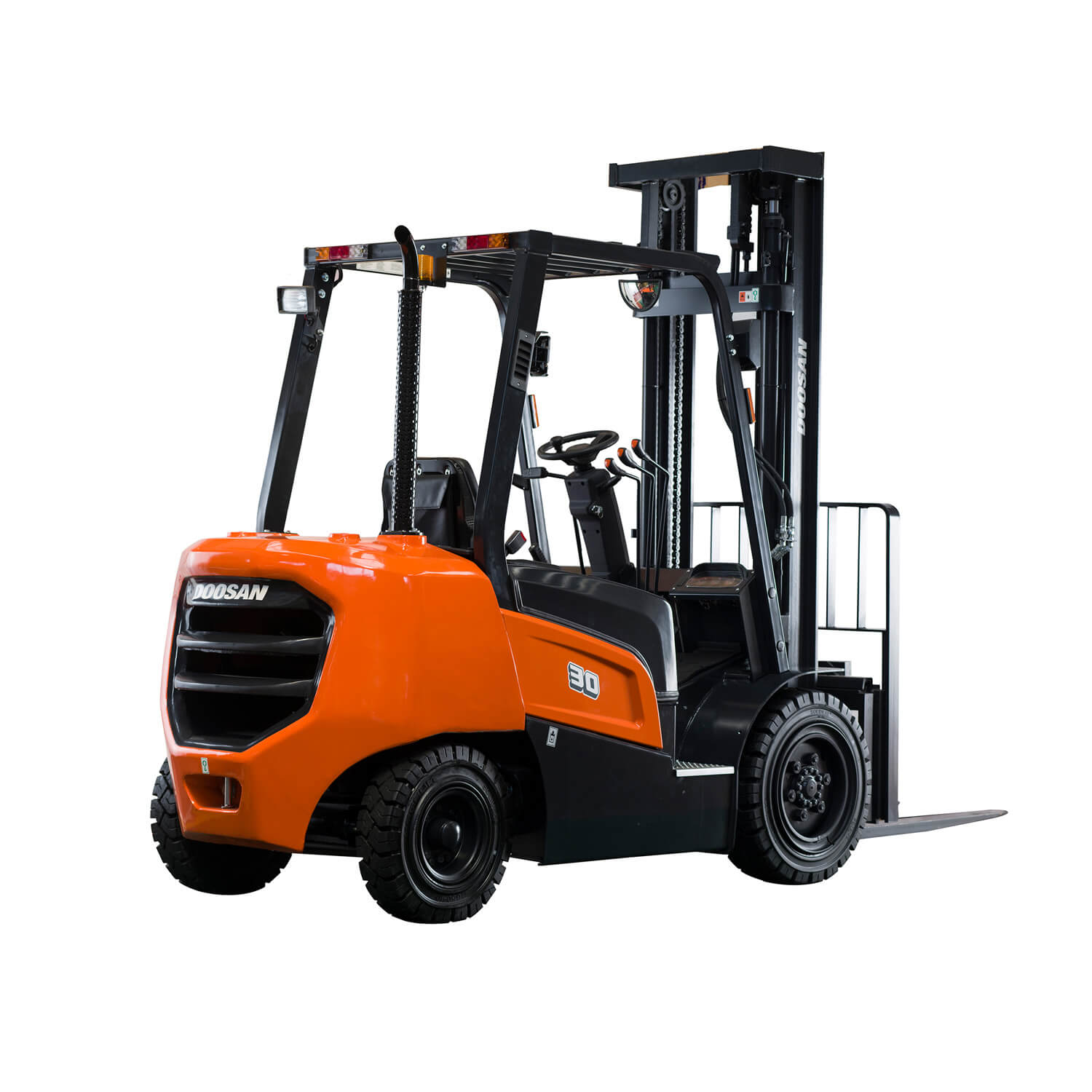3/4 view of Doosan NX Plus Series - KS Lift Trucks
